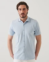 Pima Button Front Shirt