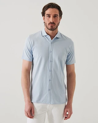 Pima Button Front Shirt