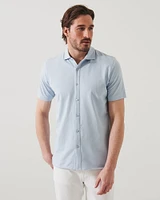 Pima Button Front Shirt