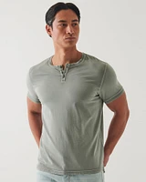 Short Sleeves Pima Old Wash Henley