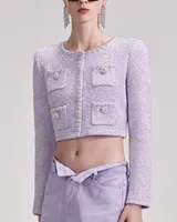Sequin Knit Cardigan