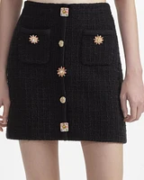 Jewel Knit Mini Skirt