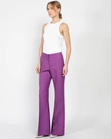 Wide Leg Pintuck Pants