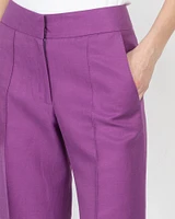 Wide Leg Pintuck Pants