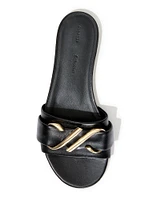 Monogram Slide Sandals