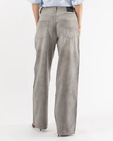 Damon Pleated Wide Leg Jean