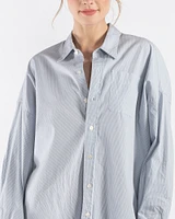 Drop Neck Oxford Shirt