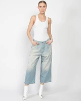 Crop Wide Leg Jeans