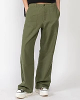 Wide Leg Utility Pants