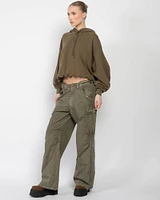 Wide Leg Cargo Pants