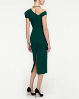 Asymmetrical Midi Dress