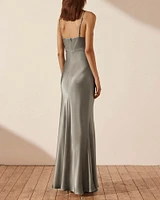 Draped Maxi Dress