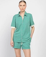 Dot Knit Boat Shirt