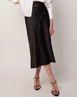 Isla Midi Satin Skirt