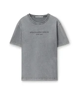 Acid Wash Logo Tee