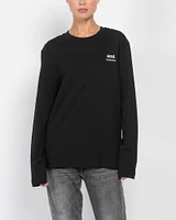 Chest Logo Long Sleeve Top