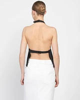 Backless Halter Top