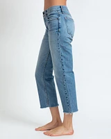 Low Rise Straight Denim