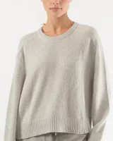 Raglan Hi Crewneck Sweater