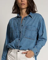 Oversized Denim Shirt