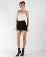Column Mini Skirt