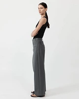 Deconstructed Waist Pants