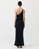 Asymmetrical Drape Dress