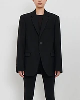 Oversized Single-Breasted Blazer