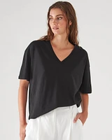 Oversized V-Neck T-Shirt