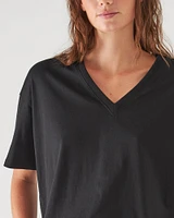 Oversized V-Neck T-Shirt