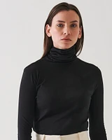 Fitted Funnel Neck Sweater