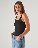 Scoop Ribbed Tank Top