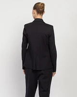 Single-Breasted Ponte Blazer