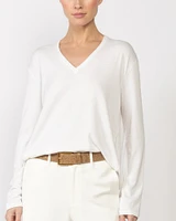 Long Sleeve V-Neck Top