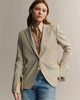 Boyfriend Blazer With Zippers