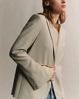 Boyfriend Blazer With Zippers