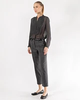 Cig Pant With Belt