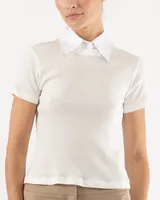 Boy Tee W/ Collar Shirt