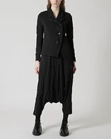 Asymmetrical 4 Button Jacket