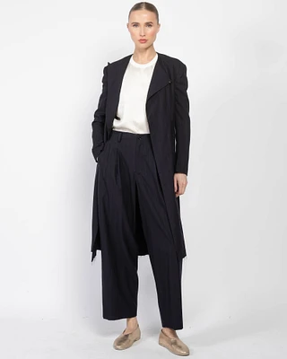 U-Double Tucked Wide Pants