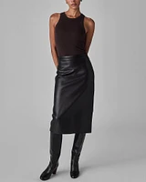 Leather Pencil Skirt