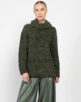 Twist Turtleneck Sweater