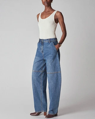 High Waist Balloon Jeans