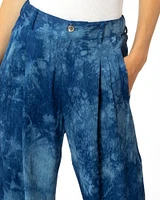 Tie Dye Pleated Pants