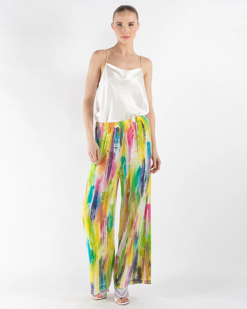 Silk Palazzo Pants