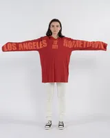 LA Hooded Long Sleeve Top