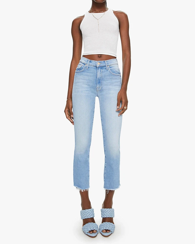 Insider Crop Step Fray Jeans