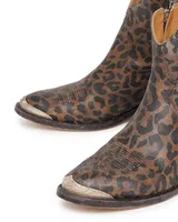 Young Leopard Leather Boots