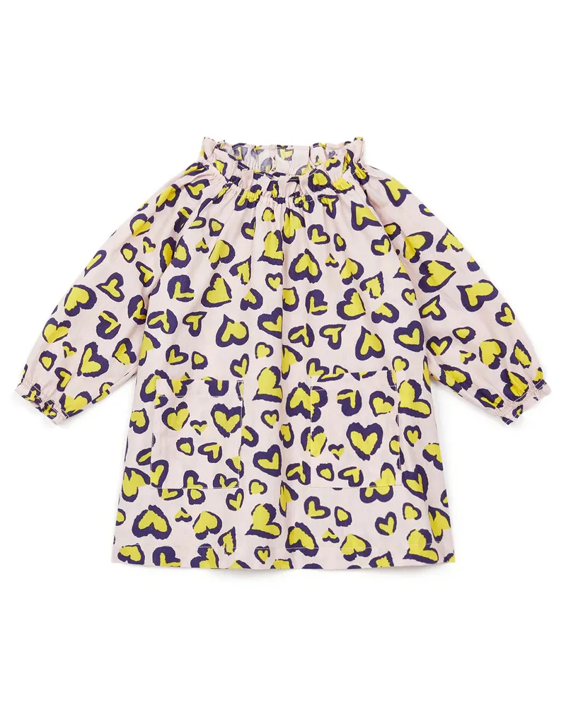 Leopard Heart Print Dress