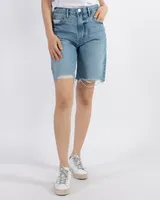 Hi-Rise Bermuda Shorts